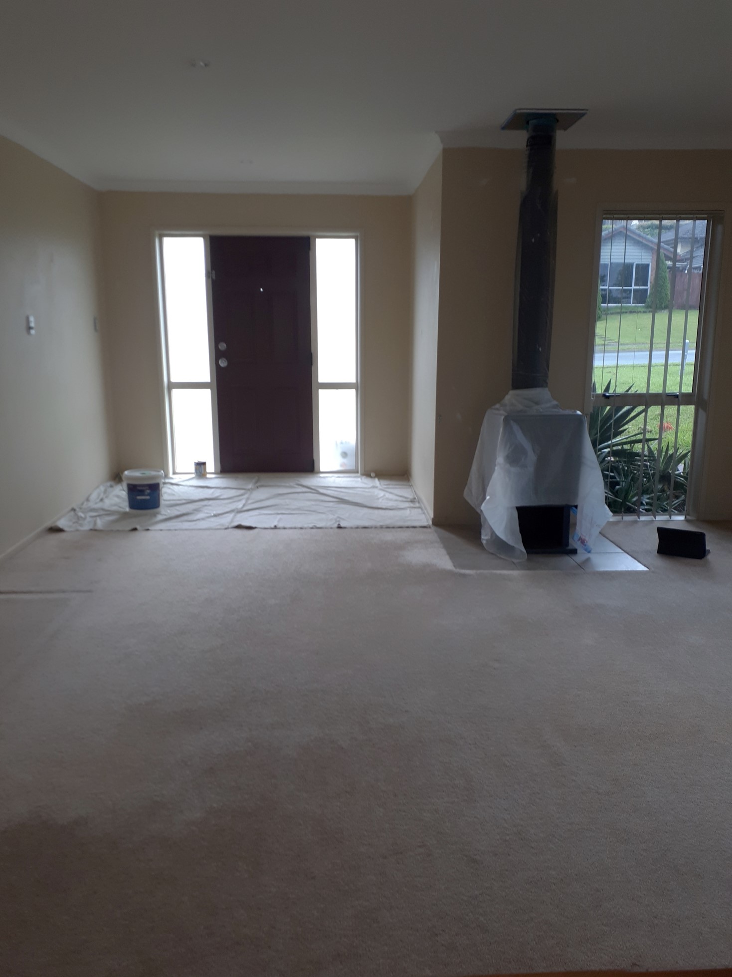 living room to kitchen divider